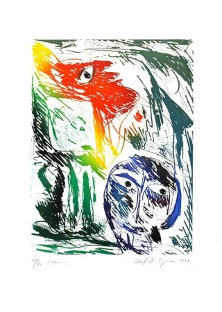 Gravura Pedersen - L'adoration