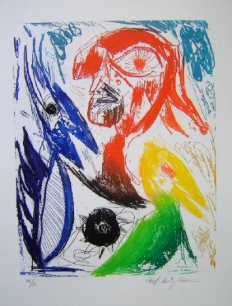 Água-Tinta Pedersen - L'Ile d'elle  I