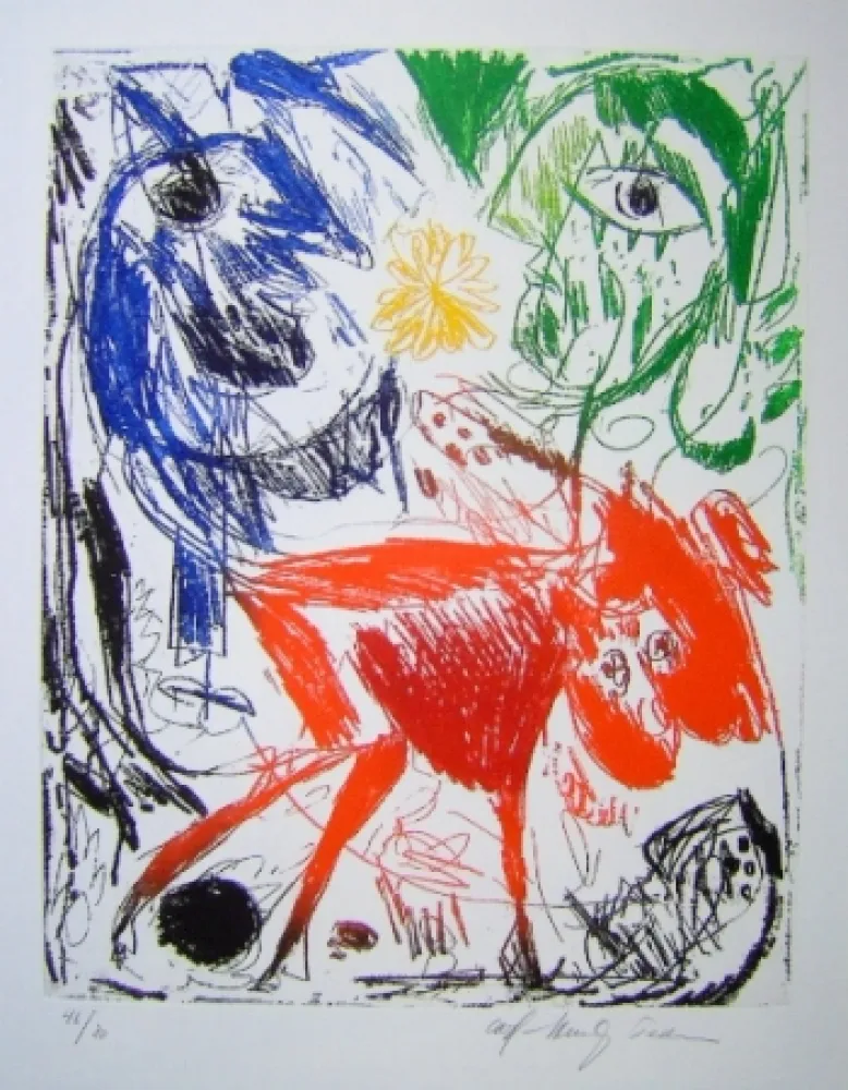 Água-Tinta Pedersen - L'Ile d'elle III