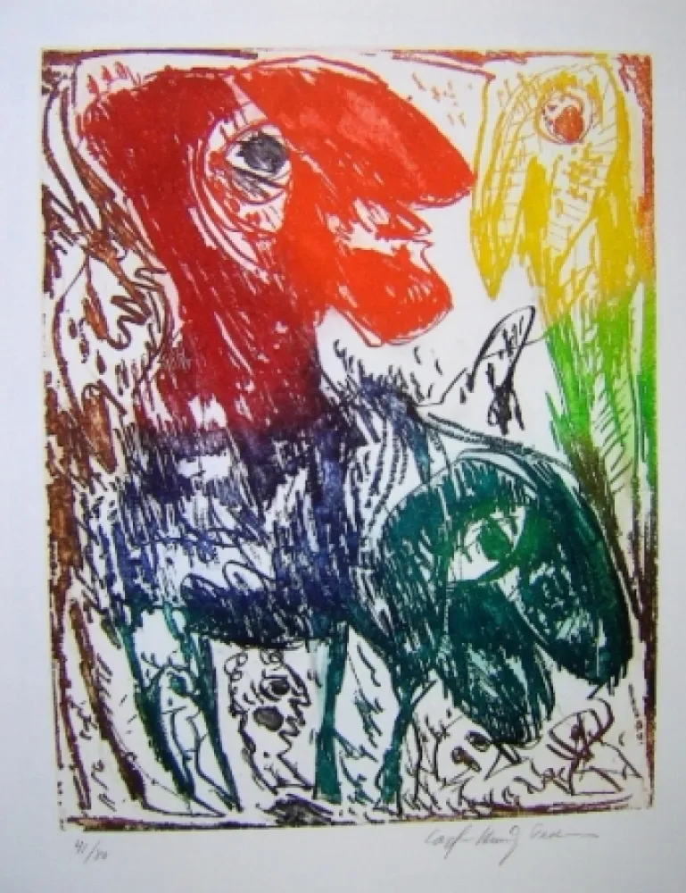 Água-Tinta Pedersen - L'Ile d'elle V