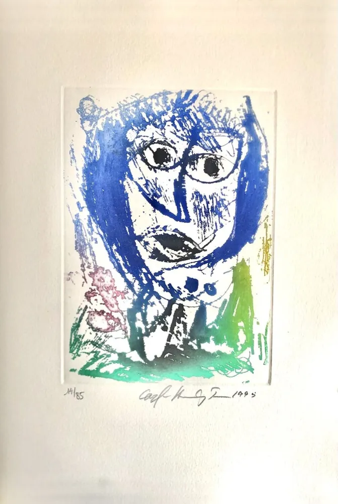 Água-Forte Pedersen - Quatre chansons pour un château de Puisaye