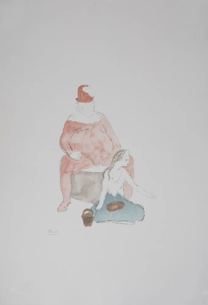 Litografia Picasso (After) - Saltimbanque, 1946