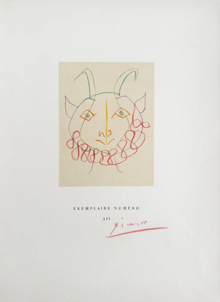 Litografia Picasso - Dans L'Atelier de Picasso