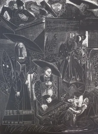 Litografia Picasso - David et Bethsabée