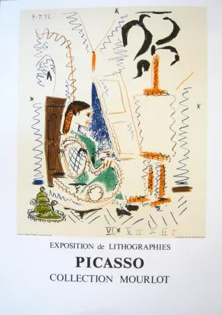 Cartaz Picasso - Exposition Picasso Mourlot 2
