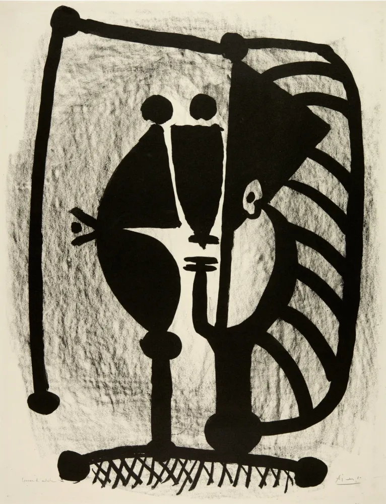 Litografia Picasso - Figure