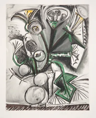 Litografia Picasso - Le Bouquet