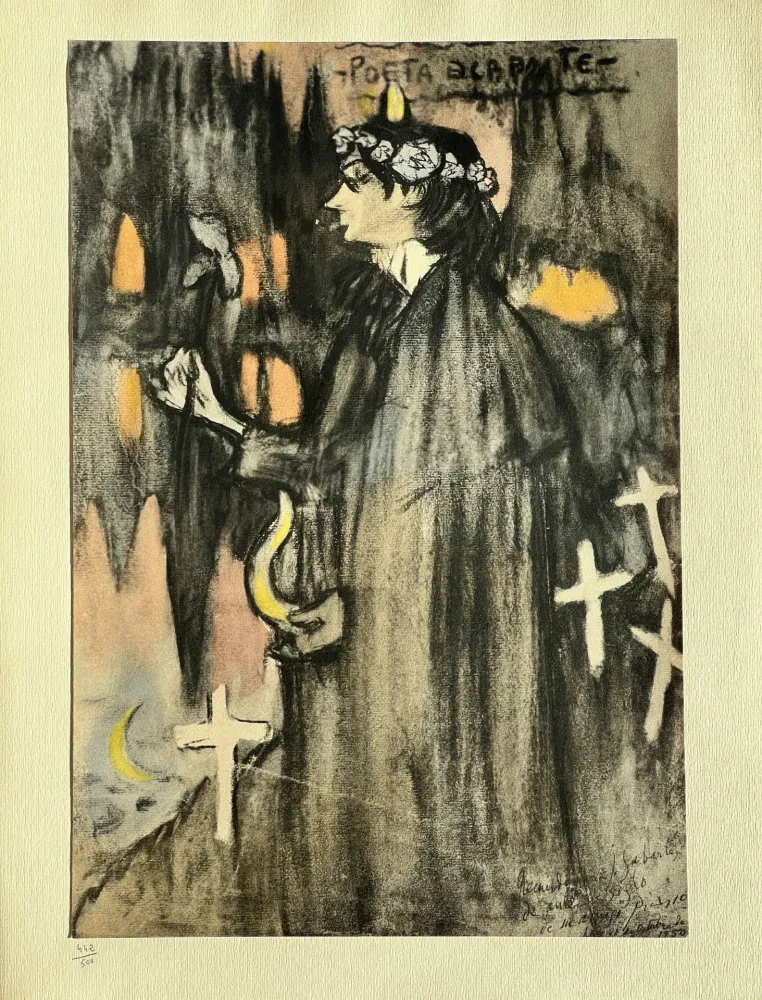 Litografia Picasso - Le Poete Decadent