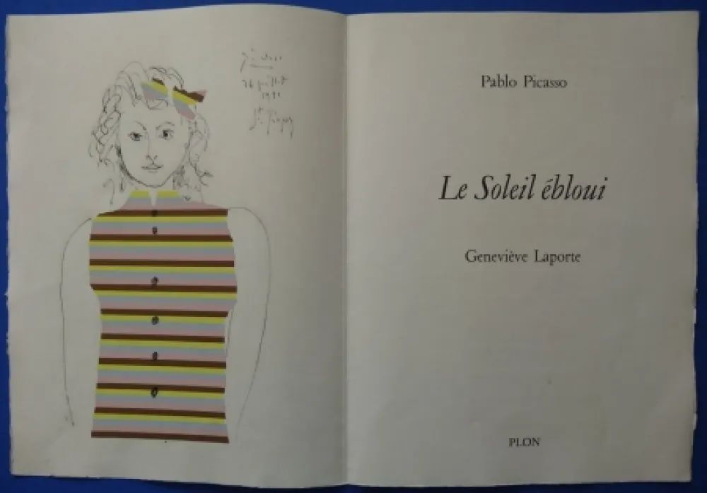 Livro Ilustrado Picasso - Le soleil ebloui