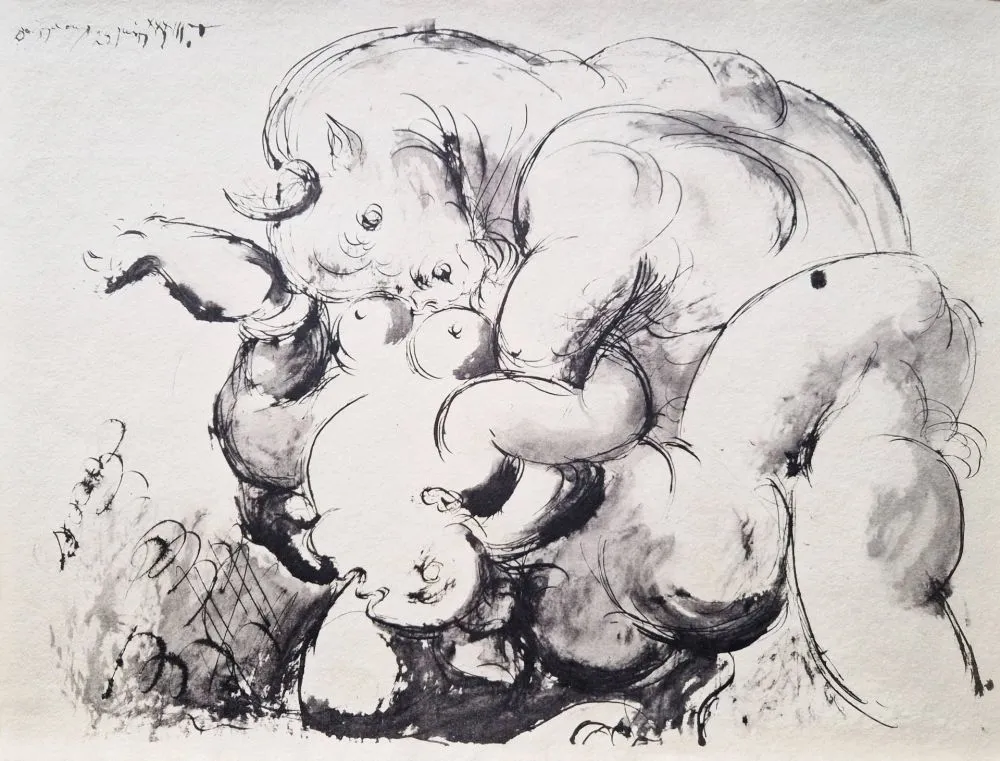 Estêncil Picasso - Minotaure