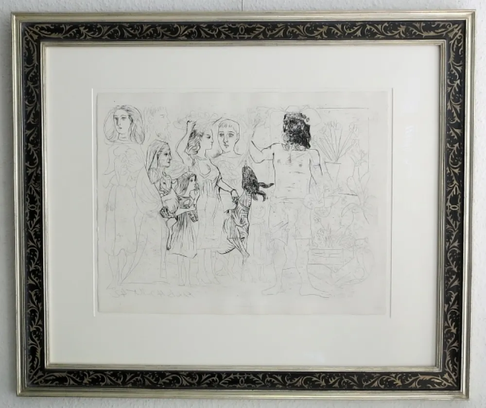 Litografia Picasso - Paris 14. juillet 1942