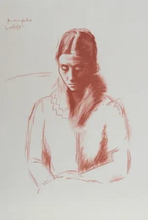 Litografia Picasso - Pour mon Fils Raul