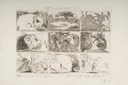 Água-Forte E Água-Tinta Picasso - Sueno y Mentira de Franco