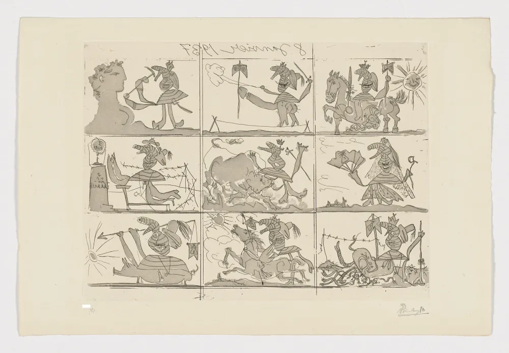 Água-Forte E Água-Tinta Picasso - Sueño y mentiras de Franco