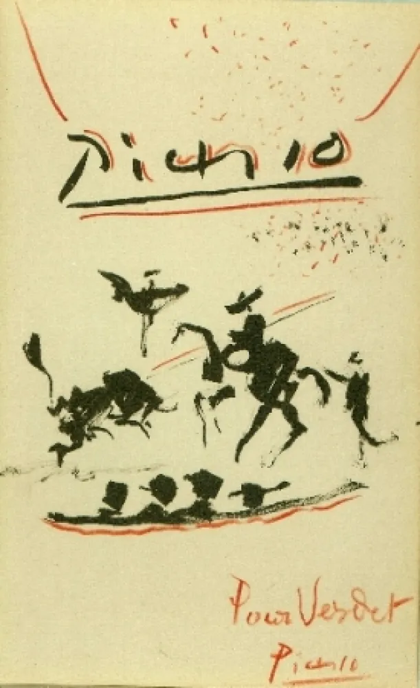 Litografia Picasso - Tauromachie