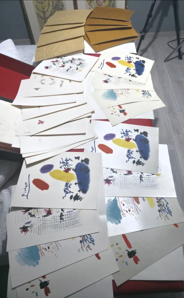 Livro Ilustrado Picasso - Unique copy of Chant funèbre pour Ignacio sánchez mejías 