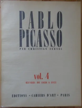 Livro Ilustrado Picasso - Zervos Vol 4 (1920-1922)