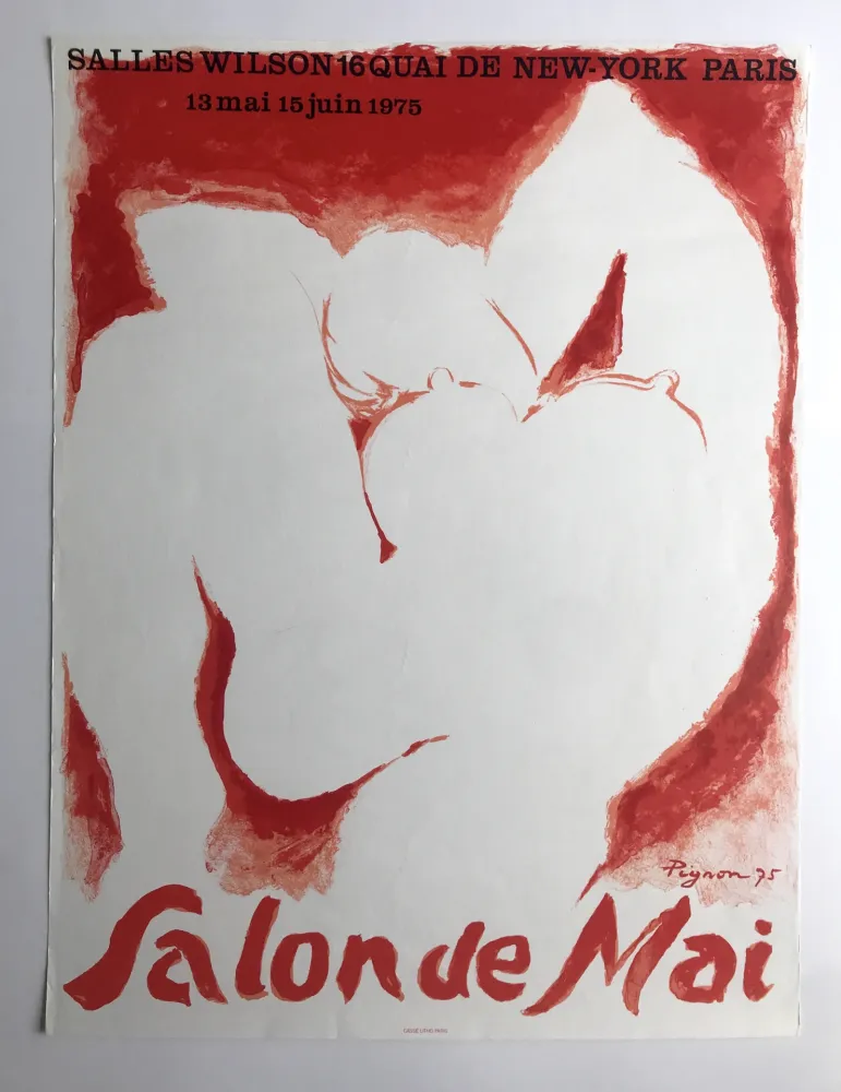 Cartaz Pignon - Salon de mai