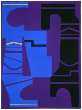 Estêncil Pillet - Composition abstrait