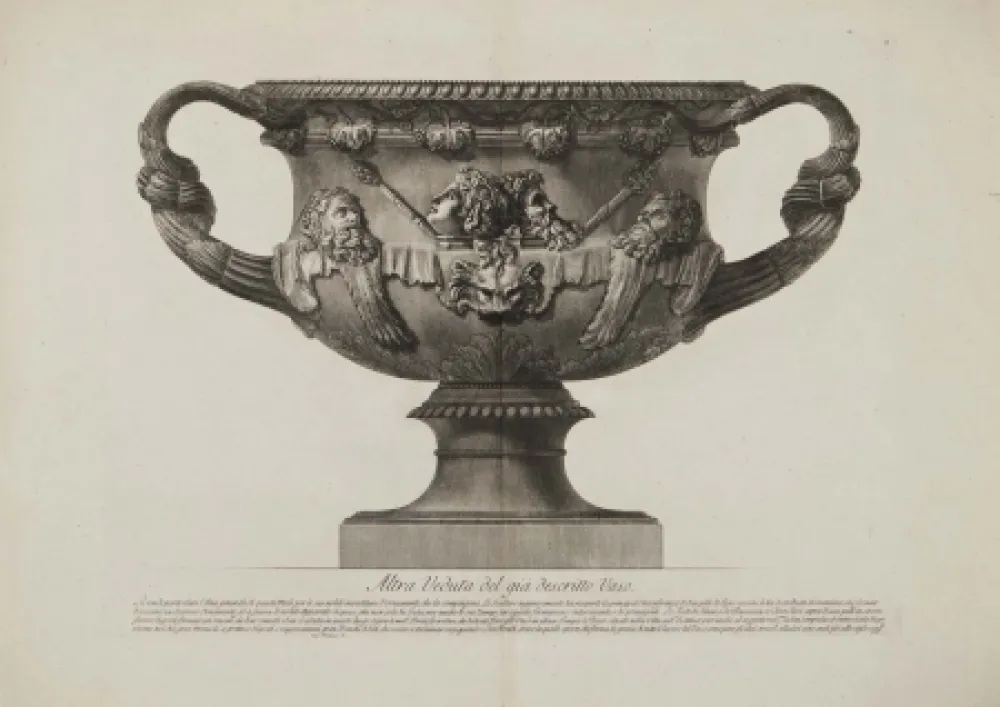 Gravura Piranesi - Vaso