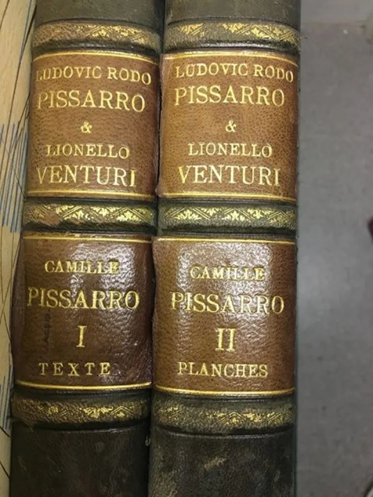 Livro Ilustrado Pissarro - CAMILLE PISSARRO, SA VIE SON ŒUVRE. Catalogue raisonné. 2 volumes.