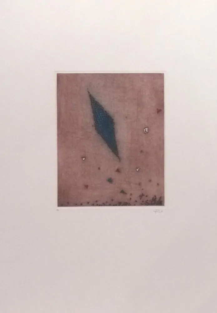 Gravura Piza - Losange Bleu 