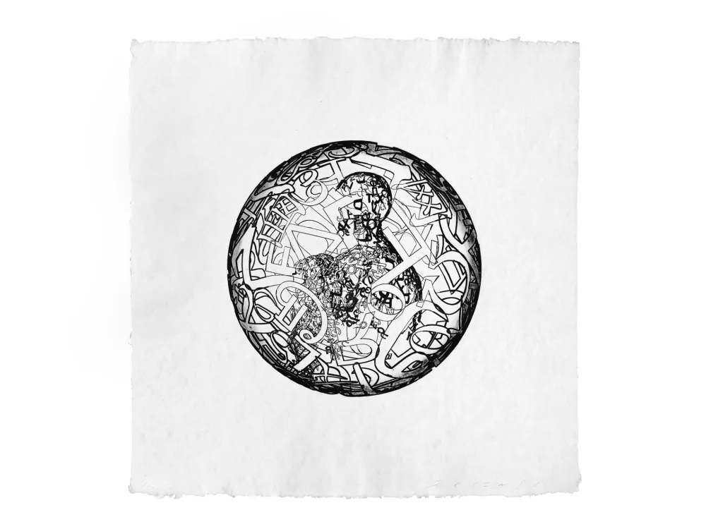 Gravura Plensa - Alchimistes 2