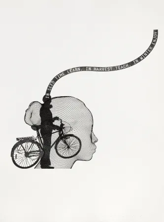 Gravura Plensa - Suite du temps VII