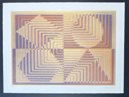 Serigrafia Polesello - Rogelio Polesello (1939-2014) - Agata - Screen printing on BFK Rives paper - 1975