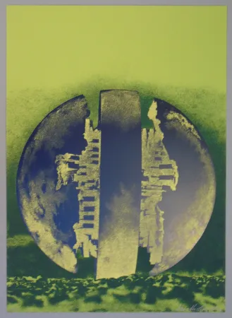 Litografia Pomodoro - Composizione