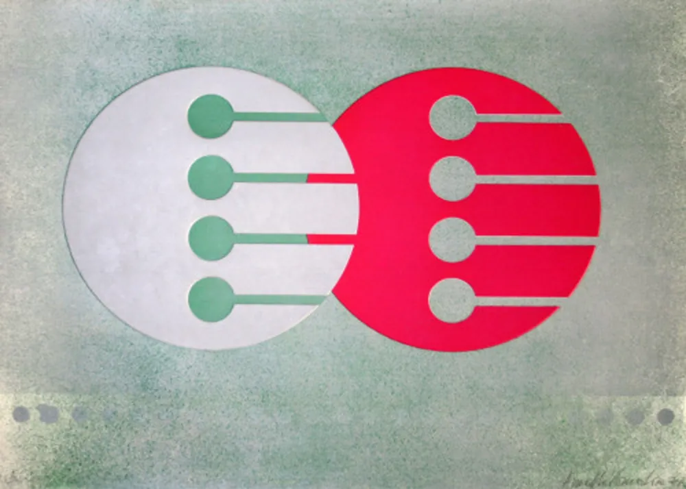 Litografia Pomodoro - Untitled