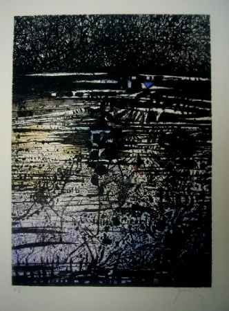 Água-Forte E Água-Tinta Prassinos - L'étang