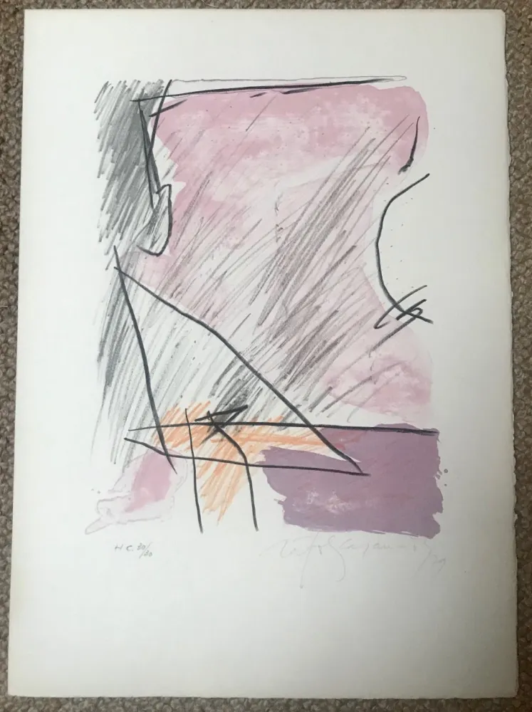 Litografia Ràfols Casamada - A.L. Polígrafa XV anys