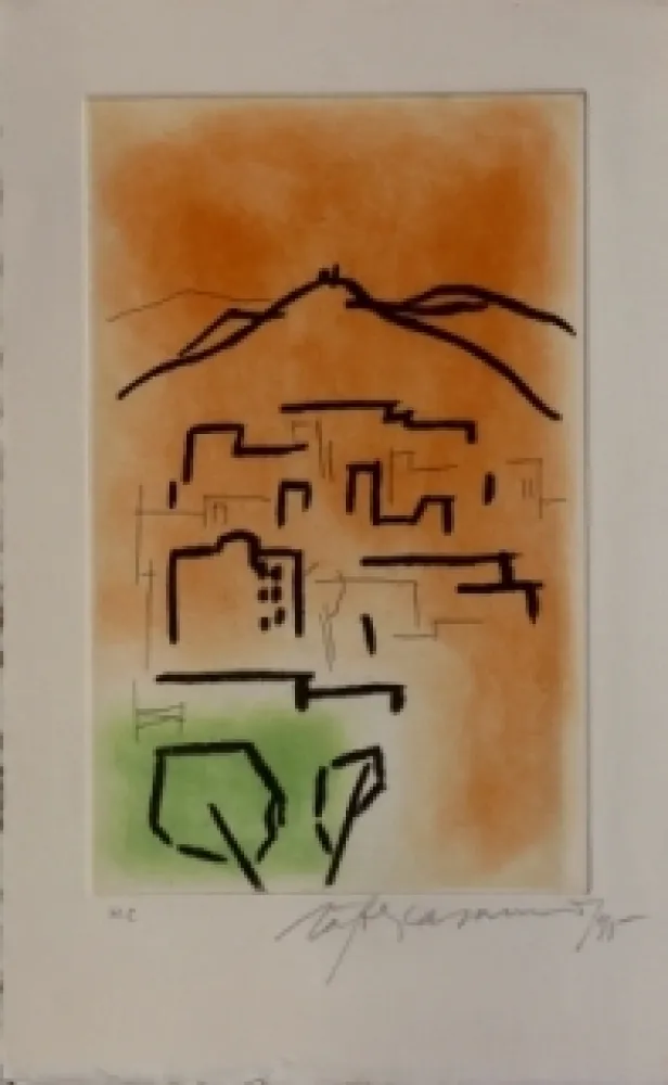 Litografia Ràfols Casamada - Composition  3