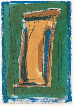 Litografia Ràfols Casamada - La tardor-3