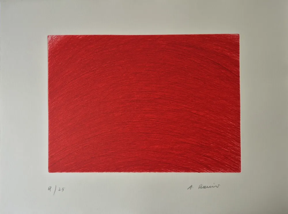 Gravura Rainer - Red Wave