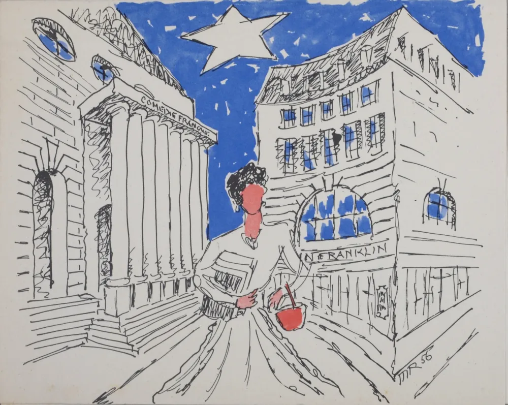 Litografia Ray - La nouvelle bibliothèque 