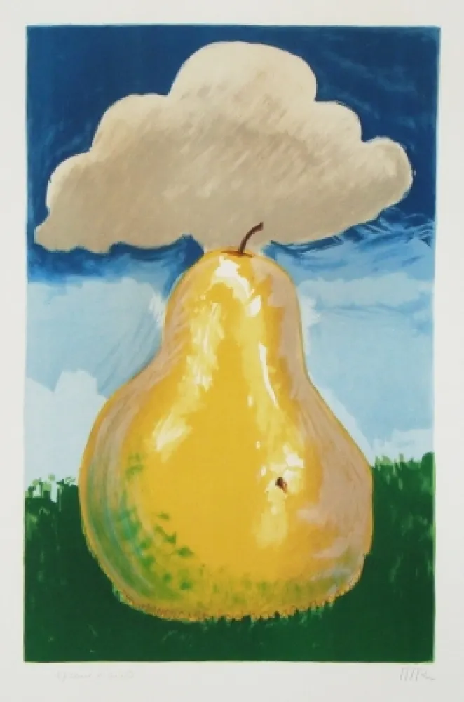 Litografia Ray - Poire d'Erik Satie