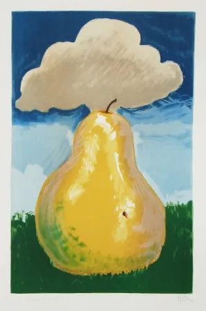 Litografia Ray - Poire d'Erik Satie