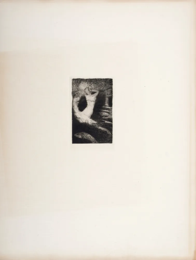 Gravura Redon - Le Passage d'une âme, 1922