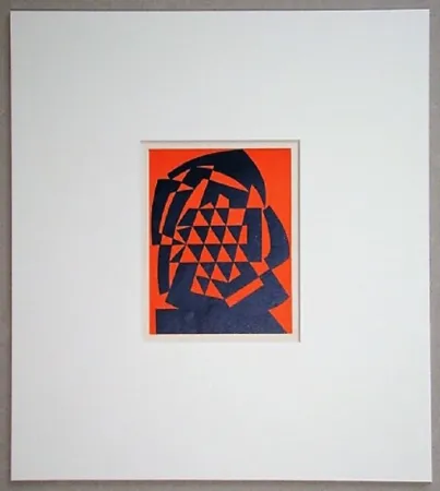 Xilogravura Reggiani - Composizione non figurativo