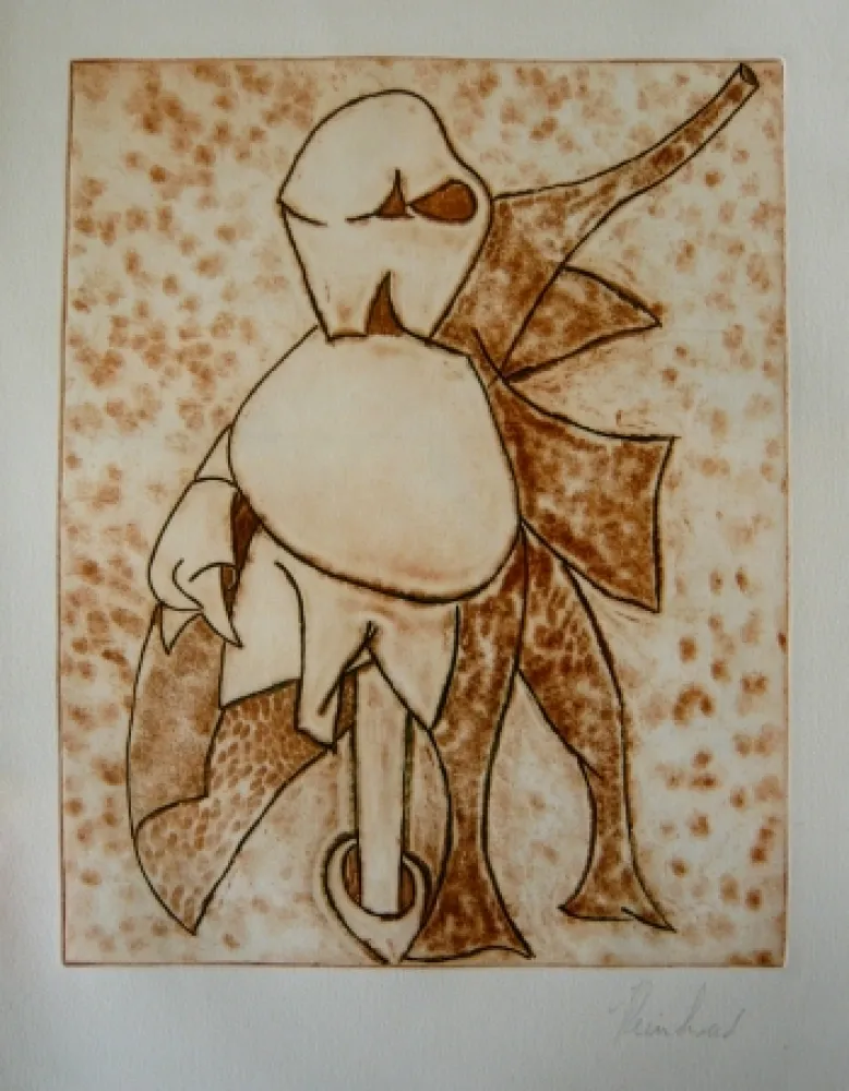 Água-Forte E Água-Tinta Reinhoud - Composition