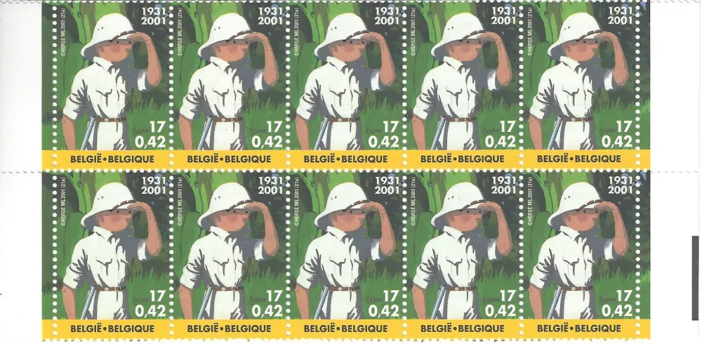 Talhe-Doce Rémi - Tintin (Hergé) 70ème anniversaire de la parution de 