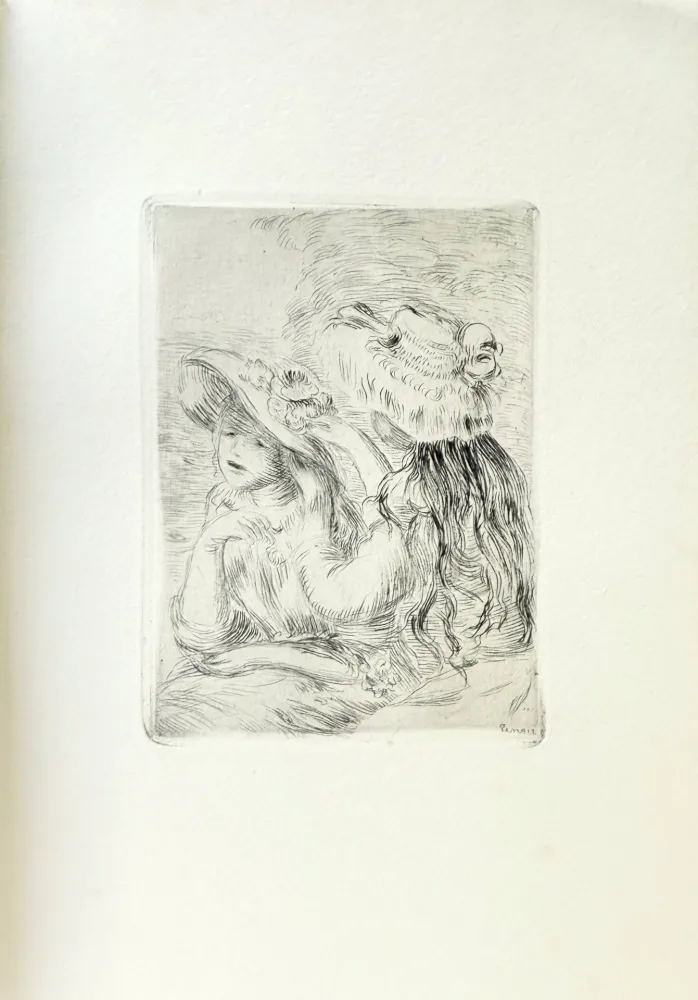 Litografia Renoir - Le Chapeau Épinglé
