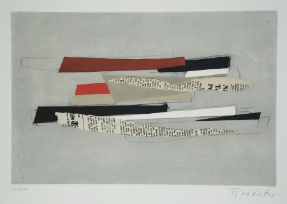 Água-Forte E Água-Tinta Richter - Sur une jambe