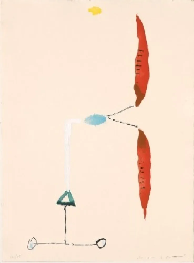 Água-Forte Riera I Aragó - Avió hèlix vermella 