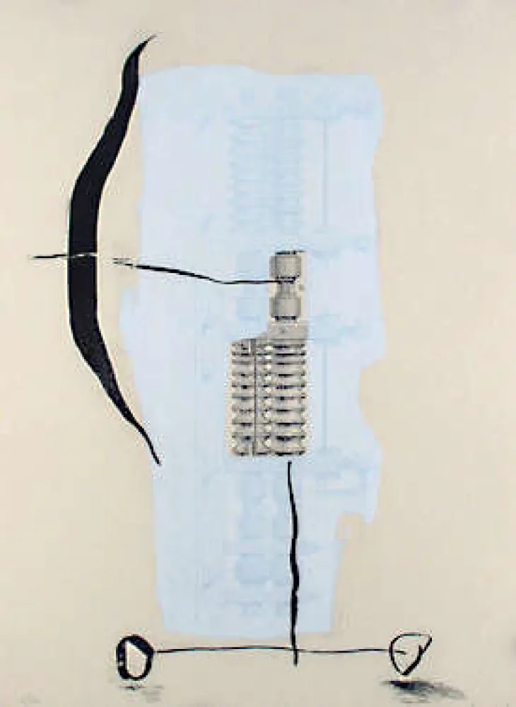 Água-Tinta Riera I Aragó - Blatt 19 aus Portofolio 19 máquines