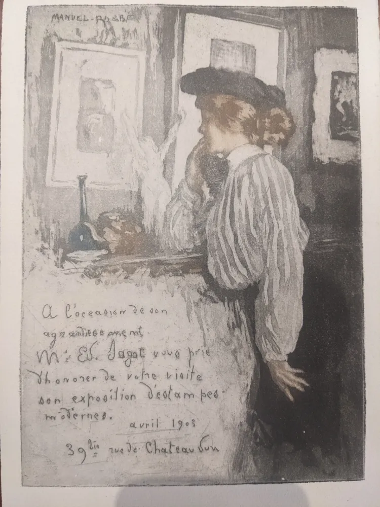 Água-Tinta Robbe - Untitled (Invitation to an exhibition)