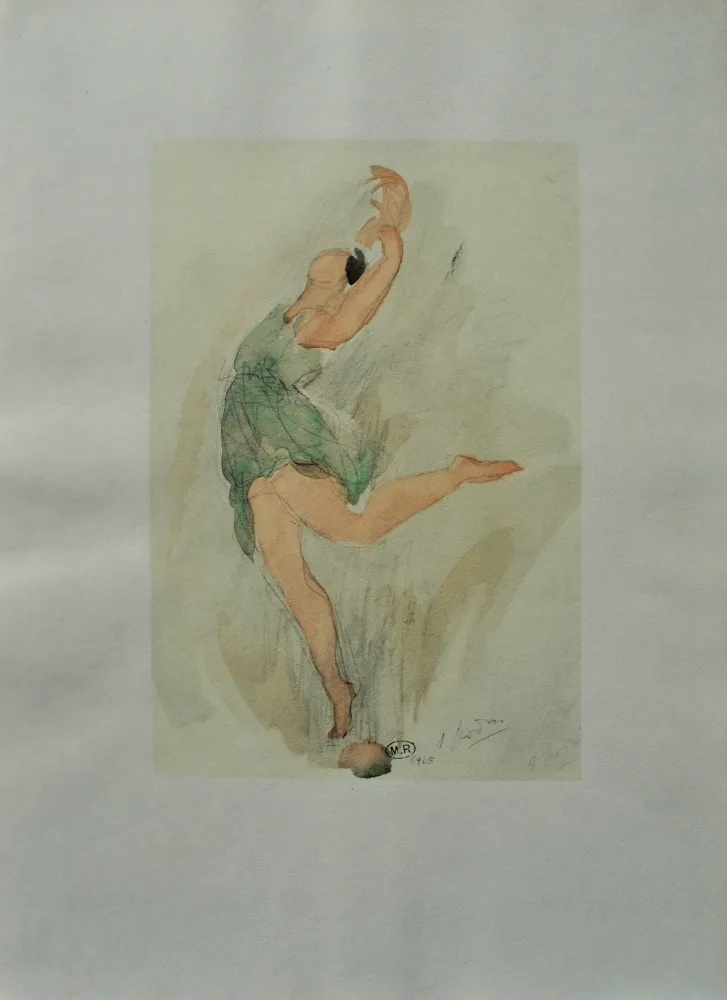 Gravura Rodin - La danseuse