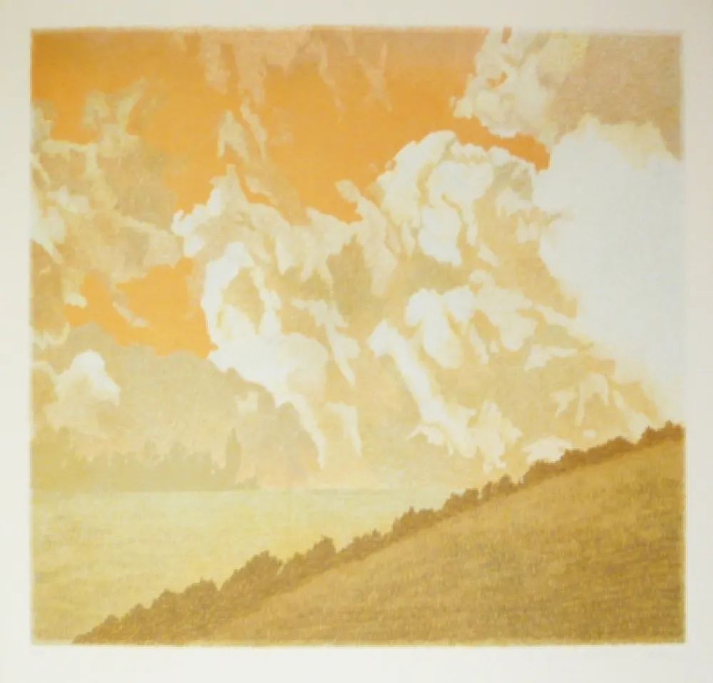 Litografia Rodrigo - Mas arriba vuelan las aguilas